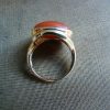 9 kt geel gouden ring carneool - Afbeelding 7