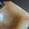 chalcedoon asbak met beeldje poes op rand - Afbeelding 7