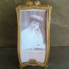 erg mooi groter antiek messing staand jugendstil fotolijstje