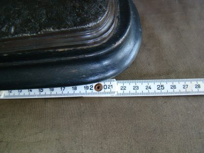 antiek metalen verbronsd beeldje koe met kalf op houten voet mogelijk jules moigniez - Afbeelding 15
