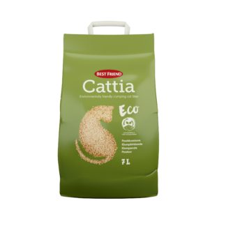 Cattia ECO 7L Kattströ av träfiber, klumpbildande