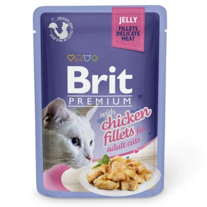 Brit Premium Fillets Chicken Jelly 85g blötmat