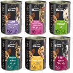 Super Beno Dog Grain Free Chunks with Duck and Green Peas in Sauce 415g - 92% kött - Bild 2