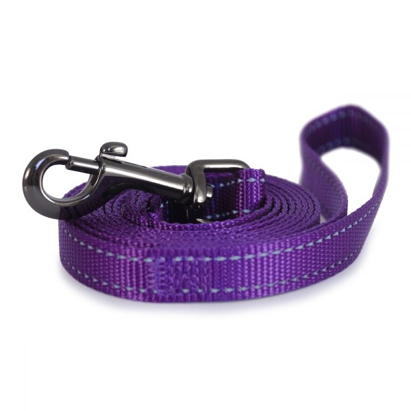 DOGMAN Nylonkoppel Iris XS, 10mm x 180cm, med invävd reflex – i flera olika färger - Bild 5