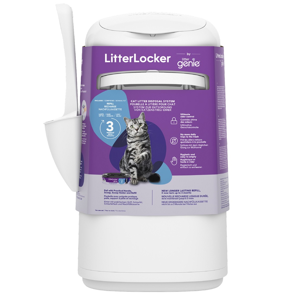 Litterlocker by Littergenie luktfritt sopsystem för använd kattsand