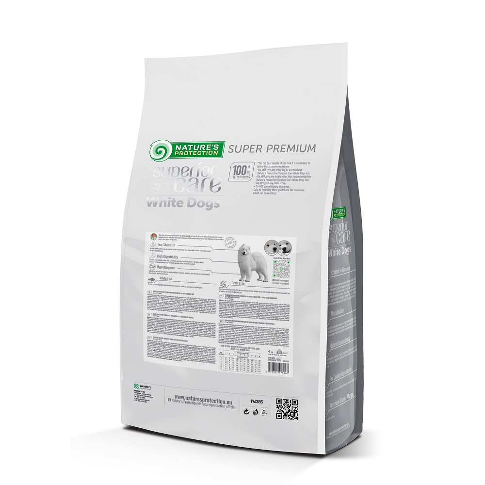 NATURES PROTECTION Superior Care White Dogs Grain Free White Fish ...