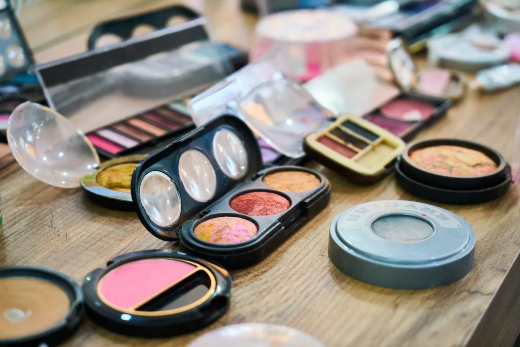 Variety of Makeup Products