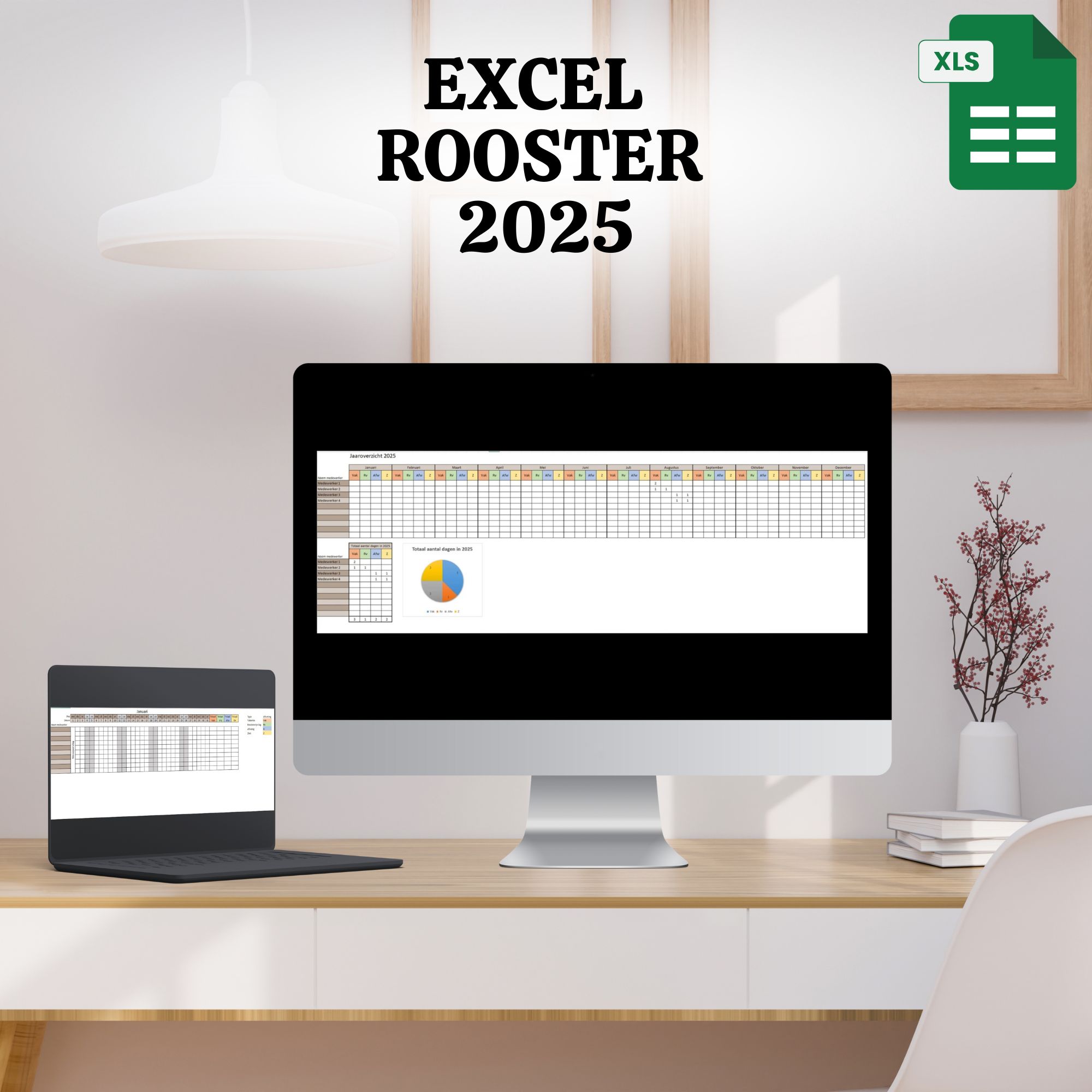 Welkom bij MJ's Blog 7 excel rooster 2025