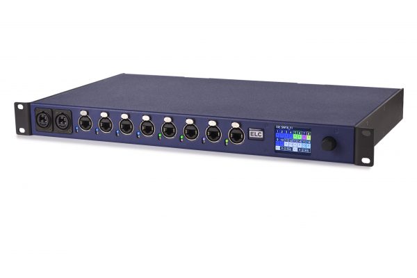 ELC dmx control and distribution and network equipment. dmXLAN switchGBx 18. DMX over IP, Artnet, sACN and Shownet protocols.