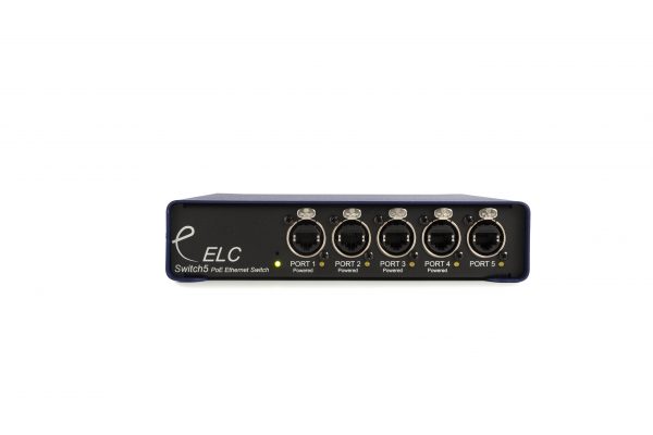 ELC dmx control and distribution and network equipment. DLS5POE. DMX over IP, Artnet, sACN and Shownet protocols.