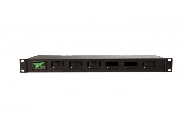 Green go digital wireless intercom. 6-way Battery Charger. Ethernet network based intercom system.