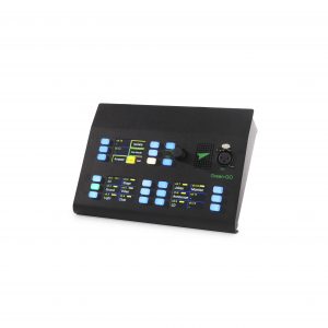 Green go digital wireless intercom. Multi-Channel Desk Station. Ethernet network based intercom system.