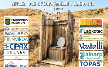 En lokal vatten och avloppsmässa i Enköping 5-6 maj 2023