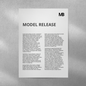 Model Release Mockup