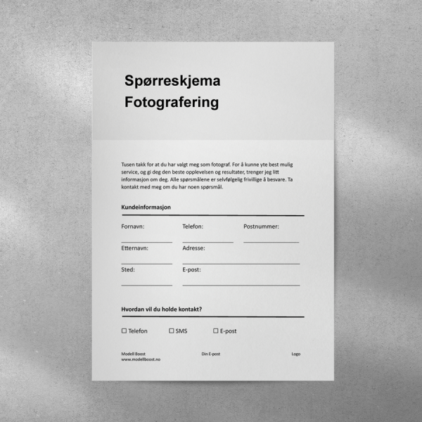 Sporreskjemamockup