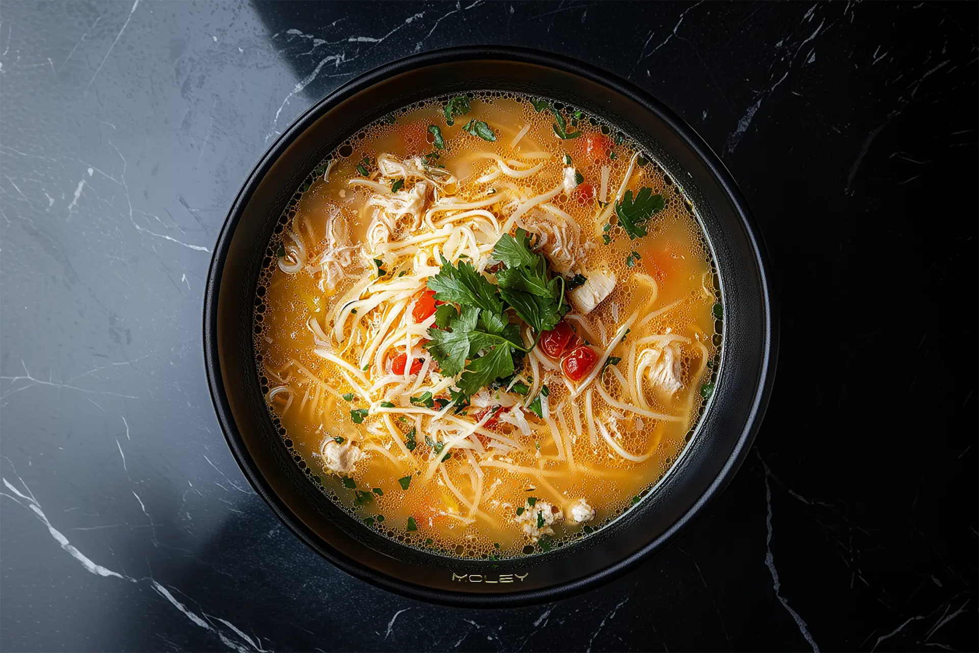 Chicken & Coconut Noodle Soup