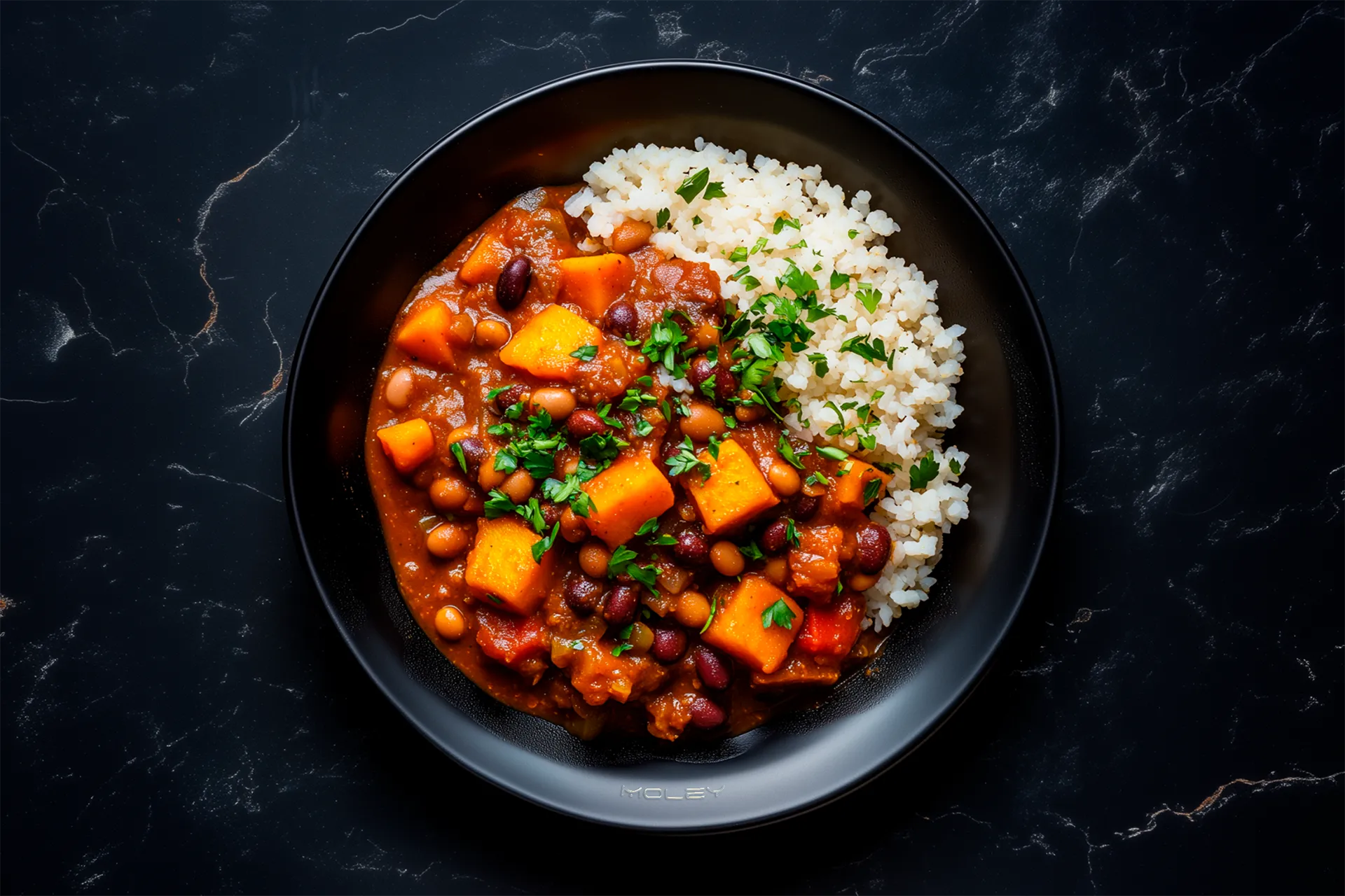 aduki-bean-pumpkin-stew-with-cauliflower-rice