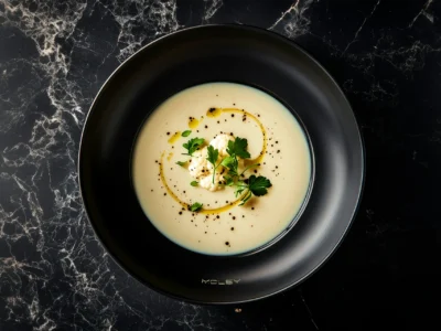Cauliflower & Vanilla Soup