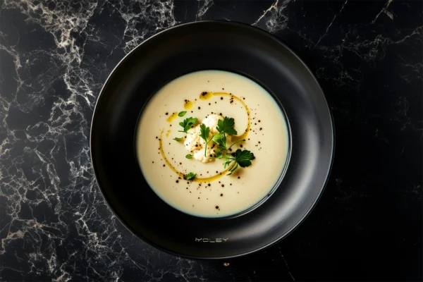 Cauliflower & Vanilla Soup