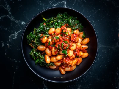 Nduja Braised Beans & Cavolo Nero