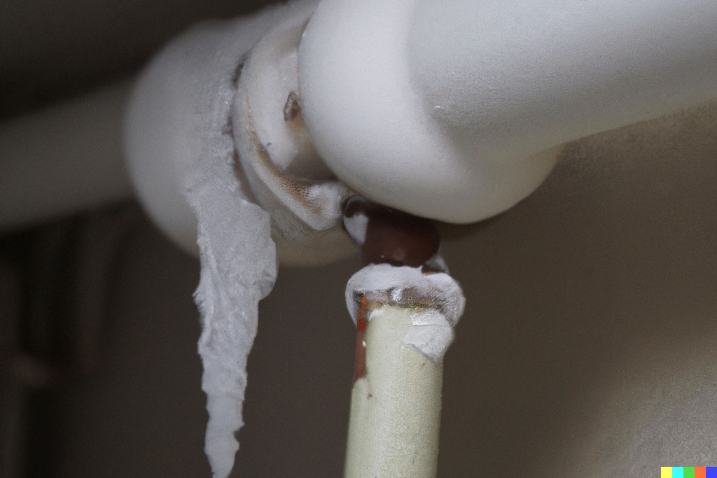 Frozen pipe