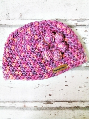 Mütze "Primula" (pink) von Mondspinne