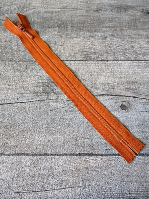 Reißverschluss orange 18 cm lang 22 mm breit YKK - MONDSPINNE