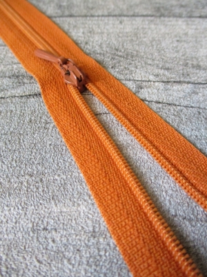 Reißverschluss orange 18 cm lang 22 mm breit YKK - MONDSPINNE