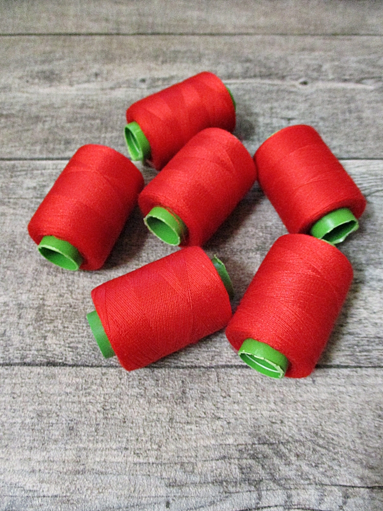 Garn Polyester rot 0,1 mm 400 m - MONDSPINNE