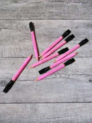 Schneiderkreide Kreidestift mit Radierpinsel pink - MONDSPINNE