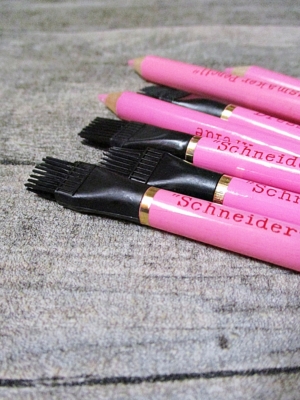 Schneiderkreide Kreidestift mit Radierpinsel pink - MONDSPINNE