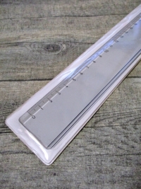 Lineal 30 cm transparent Kunststoff Wenco - MONDSPINNE