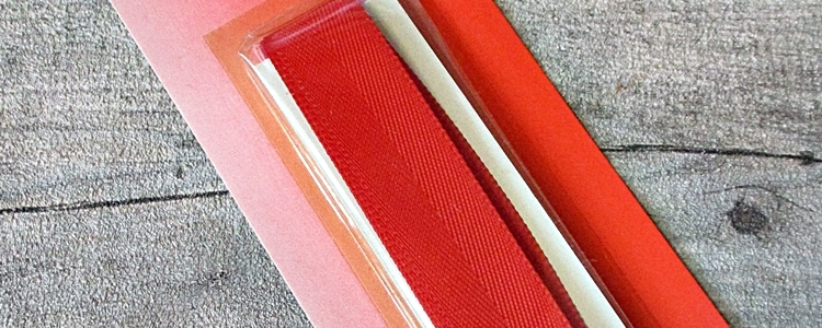 Nahtband rot Polyester 20 mm 3 m - MONDSPINNE