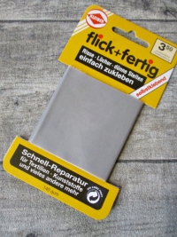 Flicken Kleiber flick+fertig selbstklebend grau - MONDSPINNE