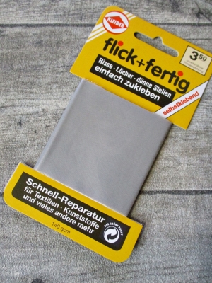 Flicken Kleiber flick+fertig selbstklebend grau - MONDSPINNE