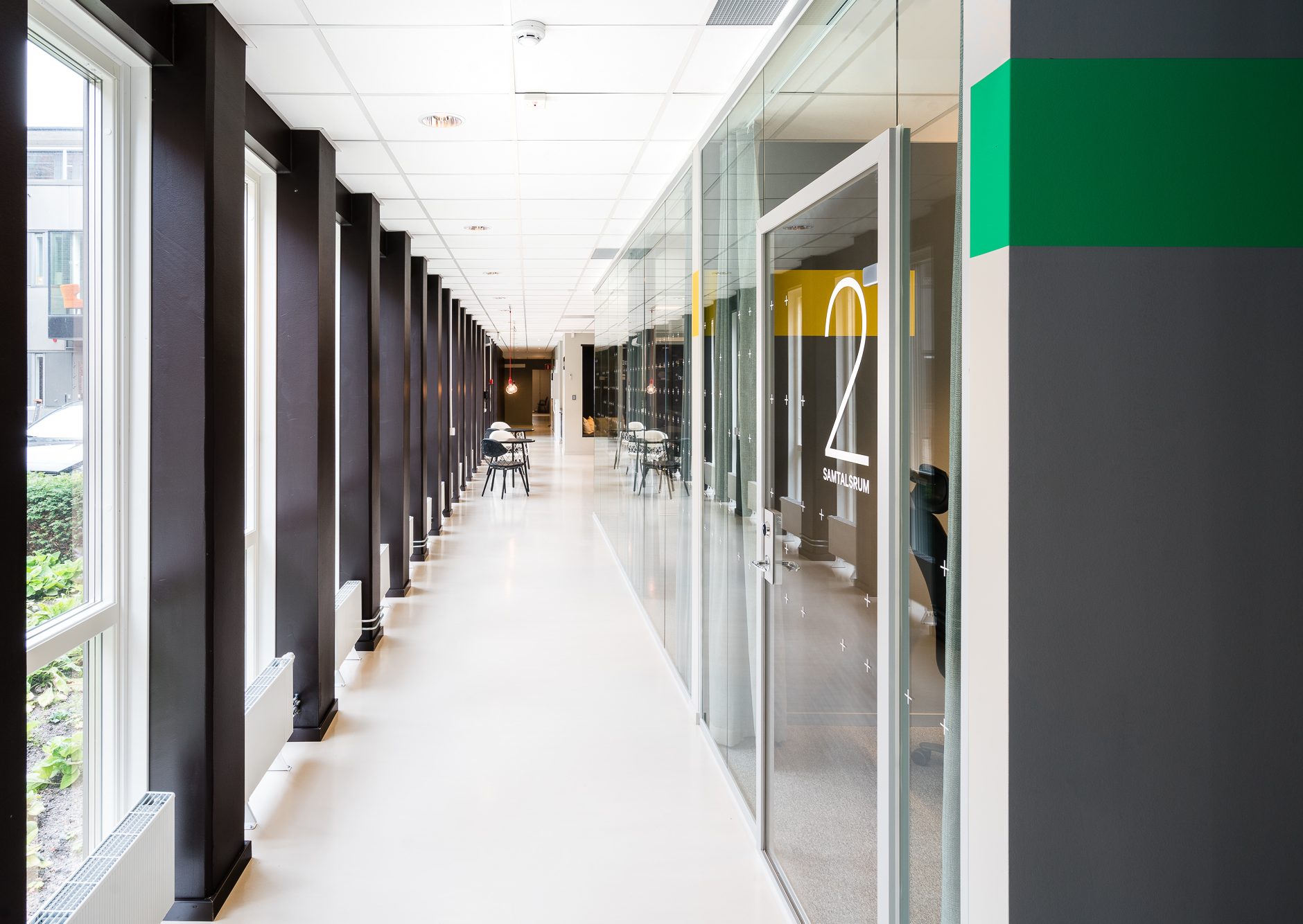 Qualisys kontor Sjöbefälsskolan Göteborg, @MONO arkitektstudio