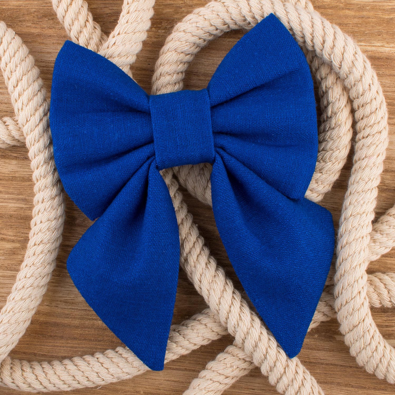 linnen-hondenstrikje-sailor-bow-tie-kobaltblauw-monsieur-beaux