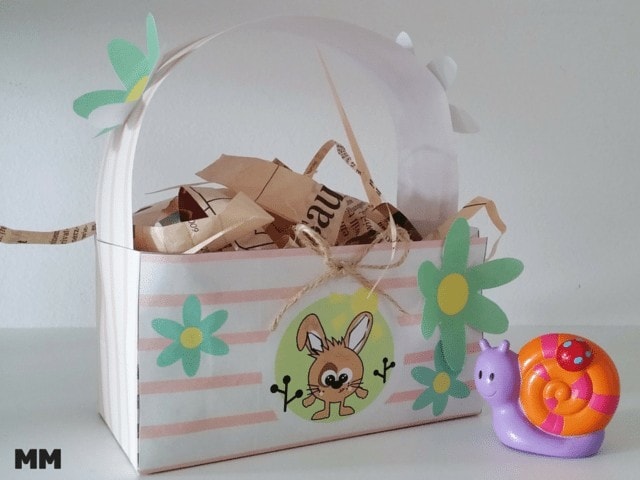 Osterkörchen aus Papier
