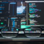 data codes through eyeglasses