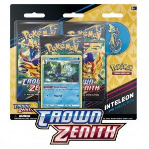 Crown Zenith Inteleon Pin Collection Pokemon TCG