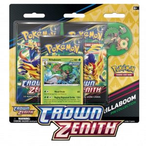 Crown Zenith Rillaboom Pin Collection - Pokemon TCG