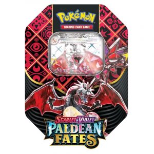 Paldean Fates Charizard EX Tin Pokemon Trading Card Game