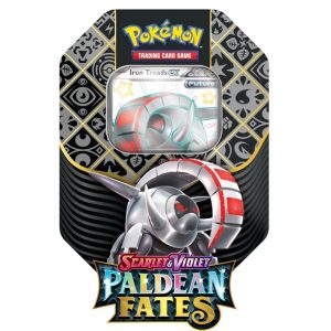 Paldean Fates Iron Treads EX Tin Pokemon Trading Card Game