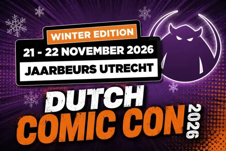 Dutch Comic Con 2026 Winter Editie in Jaarbeurs Utrecht