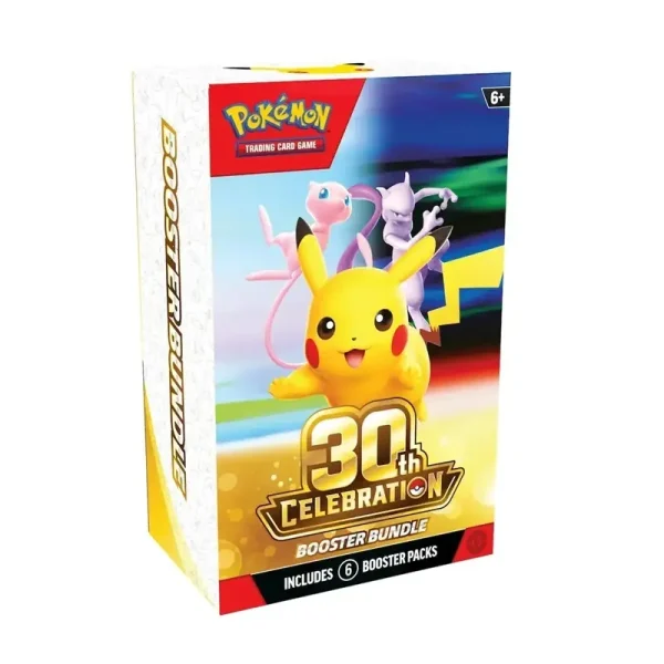 Pokémon 30th Celebration Booster Bundle met 6 booster packs