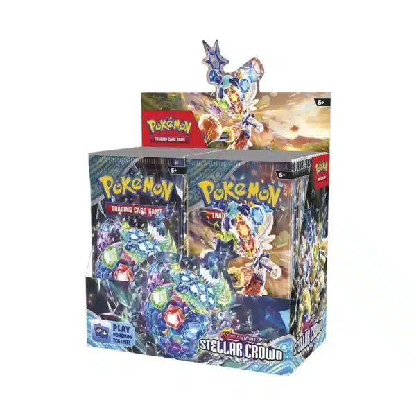 Pokémon Stellar Crown Booster Box – 36 Boosters Pokémon Stellar Crown Booster Box met 36 boosters