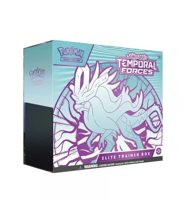 Pokémon TCG Temporal Forces Elite Trainer Box – Walking Wake Pokémon Temporal Forces Walking Wake Elite Trainer Box