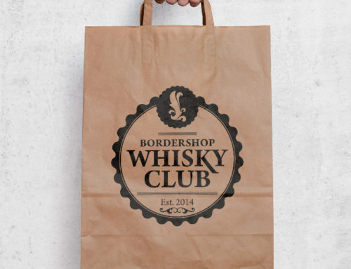 BorderShop Whiskey Club Logo Udkast 2