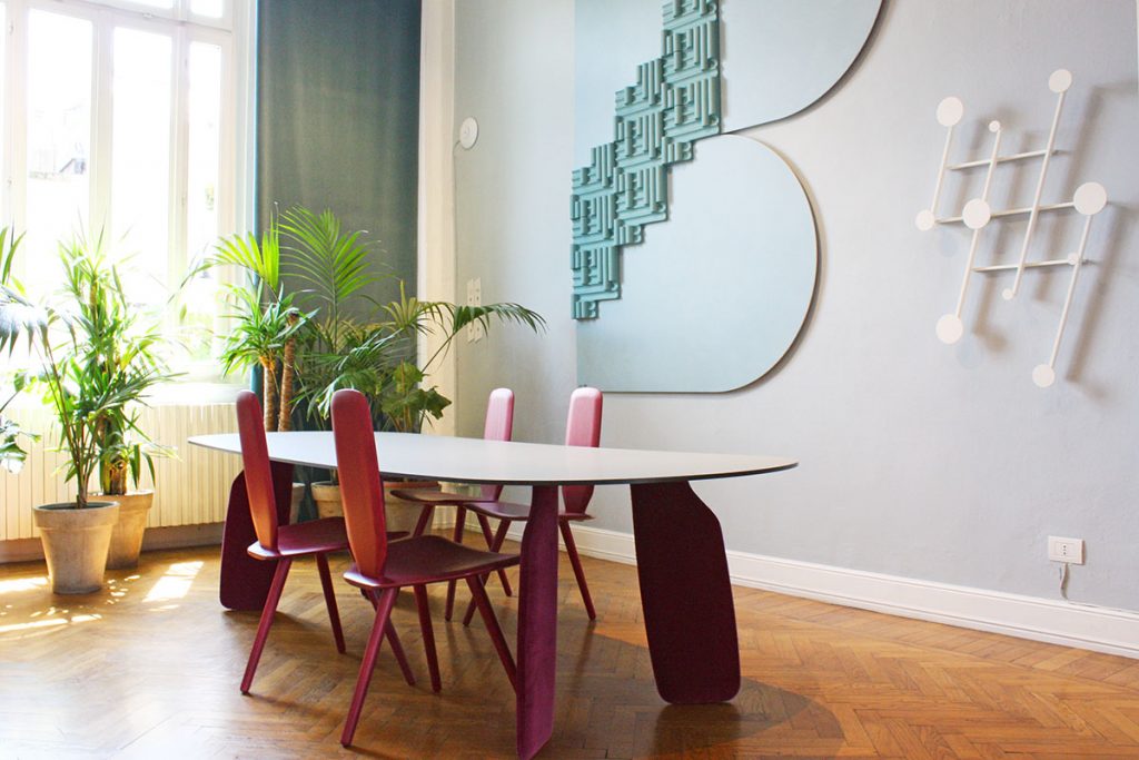 archiproducts open house 2018 dante + cedit tavolo soggiorno