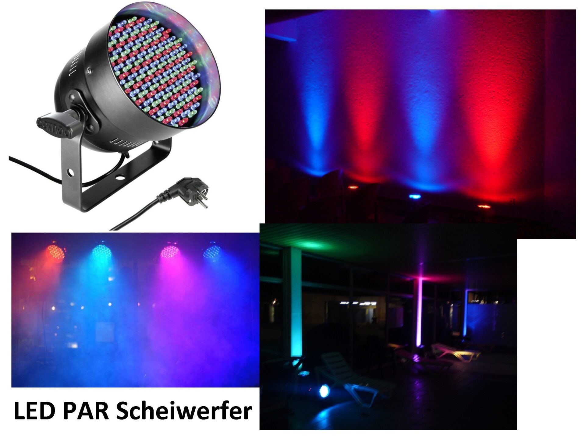 LED Scheinwerfer mieten